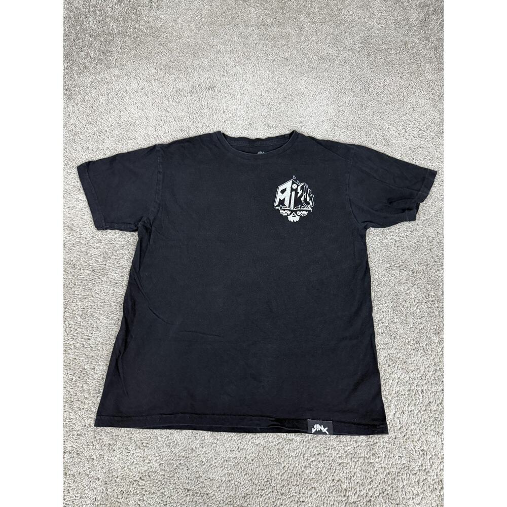 Munition J!NX Shirt Mens Medium Black Skull Graphic Tee Gaming Streamer